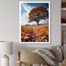 Latitude Run® A Canopy Tree in Wildflowers I - Print on Canvas Plastic | 44 H x 34 W x 1.5 D in | Wayfair 2E8FD1A41BFD42CC843379BB7C024073