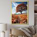 Latitude Run® A Canopy Tree in Wildflowers I - Print on Canvas Metal | 32 H x 16 W x 1 D in | Wayfair 0BEB901B61A1411D85534D8E0F5D5899