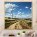 Millwood Pines Wind Turbines In Wind Farm II On Canvas Print Canvas, Cotton in White | 36 H x 36 W x 1.5 D in | Wayfair