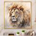 Langley Street® Fierce Lion III Canvas, Cotton | 30 H x 30 W x 1 D in | Wayfair B9357883CBA549BB8B5F784E43AE7FA4