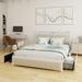 Latitude Run® Queen 40" Platform Bed in Gray | 40 H x 62 W x 80.3 D in | Wayfair A429B3E19FAB40D1B4DB3F0FEE7C3DDE