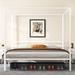 Ebern Designs Canopy Bed, Metal in White | 72 H x 76 W x 80 D in | Wayfair 018E64B79E4F4E36836561E28C123DE5