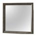 Gracie Oaks Munnsville Rectangle Wood Dresser Mirror Wood in Gray | 39 H x 35 W x 1 D in | Wayfair 2891E31E328D4048A63119A5F84D0096
