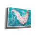 August Grove® 'White Rooster w/ Red Socks' By Maria Pietri, Acrylic Glass Wall Art, 54"X40" Canvas | 18 H x 26 W x 0.75 D in | Wayfair