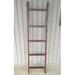 Millwood Pines 5' Blanket Ladder Wood/Solid Wood in Red | 60 H x 16 W x 4 D in | Wayfair 957A29E88DAD4B84A07EA74FBAE7BC38