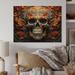 Trinx Skull Eternal Rest Geometric II - Unframed Print on Wood in Brown | 10 H x 20 W x 0.78 D in | Wayfair 651D3AD5E2F14C6B93F45504344540DA