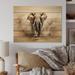 Dakota Fields Minimalism Elephant Grace I On Wood Print Metal in Brown | 24 H x 32 W x 0.78 D in | Wayfair 619E7AD2F1134895AB668BF0FD46458E