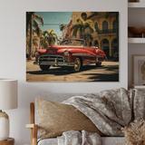 Williston Forge Miami Cuban Car Influence On Wood Print Metal in Brown | 30 H x 40 W x 0.78 D in | Wayfair 93CCE80FD0FB42388253FA7DFD721690
