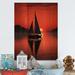 Breakwater Bay Sailboat Boat Silhouette On Wood Print Wood in Brown | 20 H x 10 W x 0.78 D in | Wayfair 0FA9DCE6A3574A31A53E7C32B491C26B