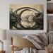 17 Stories Oneatha Gray Bridge Steel Symphony Charcoal IV On Wood Print Wood in Brown | 10 H x 20 W x 0.78 D in | Wayfair