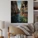 Millwood Pines River in USA Acadia National Park - Landscapes Print on Natural Pine Wood in Brown | 20 H x 10 W x 0.78 D in | Wayfair