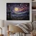 Latitude Run® Sirinity Countryside Nightfall Patchwork Landscape III On Wood Print Wood in Brown | 10 H x 20 W x 0.78 D in | Wayfair