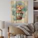 Harriet Bee Nursery Kitten Cuddles II On Wood Print Metal in Brown | 40 H x 30 W x 0.78 D in | Wayfair 47E102A0F89440CDA9E567B2A12C93AC
