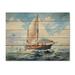 Breakwater Bay Brodus Sailboat In The Wind II On Wood Print Metal in Brown | 24 H x 32 W x 0.78 D in | Wayfair F417414B9F9F473F856F388EF07AB7D4