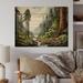 Loon Peak® Itzell Redwood Giants Tree Forest Lanscape II On Wood Print Wood in Brown/Green | 10 H x 20 W x 0.78 D in | Wayfair