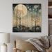 Red Barrel Studio® Kahmyah Japon Art Serene Zen Minamlism Landscape III On Wood Print Wood in Brown/Green | 15 H x 15 W x 0.78 D in | Wayfair