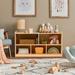 Isabelle & Max™ Montessori Shelf 5-Section Aldarcie 23.6" H X 44.6" W Bookcase Wood in Brown | 23.6 H x 44.6 W x 11.7 D in | Wayfair