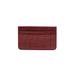 B-Low The Belt Leather Card Holder: Burgundy Solid Bags