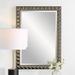 Uttermost Silvio 23" x 33 3/4" Silver Champagne Vanity Mirror