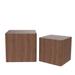 MDF Nesting Table Side Table Coffee Table End Table (Set of 2)