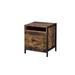 Juvanth Nightstand with Drawer and Shelf