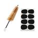 FRCOLOR 1 Set Saxophone Tooth-pad Brush Set Saxophone Accessories (Assorted Color)