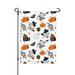 ZNDUO Cute Ghost Pumpkin Pattern Halloween Garden Flag Small Yard Lawn Flag for Outdoor House Decor Holiday Home Decorations 28 x40