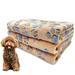 Biutsiun 3PCS Dog Puppy Blanket Small Couch Soft Fleece Pet Cat Throw Blankets Warm Paws Bed Car Washable Chew Proof Brown S