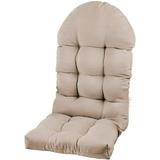 KESHENGDA Patio Chair Cushion for Adirondack High Back Rocking Chair Cushion 44x19x4 inch Outdoor Seat Back Chair Cushion Sunscreen and Fade-Resistant (Beige 1)