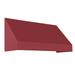 Awntech 6.375 ft New Yorker Fixed Awning Acrylic Fabric Burgundy