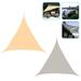Outdoor Sun Shades Sail Waterproof Rectangle Square Triangle Sun Shade Sail 99% UV Resistant Yard Garden Canopy Shelter for Patio and Outdoor Carport