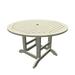 Highwood USA Highwood Eco-friendly 48 Round Outdoor Table - Dining-height Harbor Gray