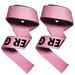 Wrist Straps for Weightlifting - Lifting Straps for Men or Women (Pink 2 Pack)