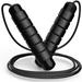 Holiday Savings 2023! Jump Rope Ball Bearings Tangle-Free Rapid Speed Cable Skipping Rope Adjustable Jumping Ropes for Men Women and Kids