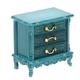 FRCOLOR Miniature Night Stand Bedside Table Miniature House Furniture Tiny House Accessory