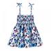 BULLPIANO Little Girls Dress Kids Casual Dresses Beach Sundresses Halter Dresses Backless Princess Sundress