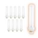 26 Watt CFL Light Bulbs | 4 Pin G24Q-3 Base 5000K Daylight | 26W High Output 1800 Lumens | Double Tube Compact Fluorescent Light Bulbs Plug-in | 10 Pack by GoodBulb