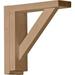 Traditional Shelf Bracket - Red Oak - 2.5 in. W x 8.75 in. D x 8.25 in. H