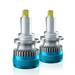 Anself 9012 LED Headlight Bulbs IP68 Waterproof Car LED Headlight Bulbs 6000K 100W Bright LED Headlights 2PCS