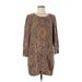 J.Crew Collection Casual Dress: Brown Dresses - Women's Size 6