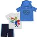 Preschool Blue PJ Masks Hoodie, T-Shirt and Shorts Set