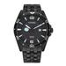 Men's Southern University Jaguars Quartz Black-Tone Stainless Steel Watch