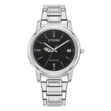 Women's Citizen Watch Silver VCU Rams Eco-Drive Black Dial Stainless Steel