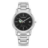 Women's Citizen Watch Silver Wayne State Warriors Eco-Drive Black Dial Stainless Steel