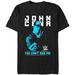 Men's Mad Engine Black John Cena You Can't See Me Graphic T-Shirt
