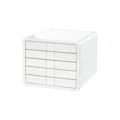 HAN Schubladenbox I-Box weiß/weiß C4 5 Schübe geschlossen
