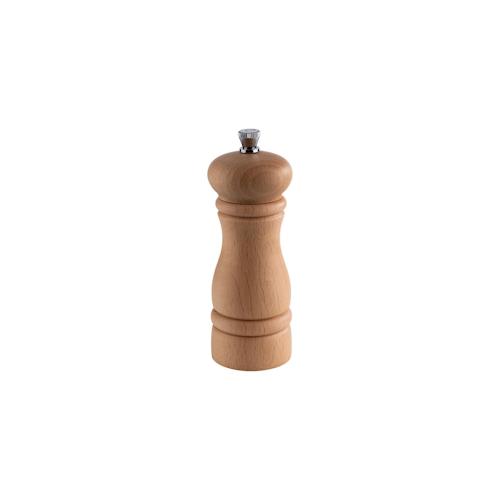 APS Salzmühle aus Buchenholz, Keramikmahlwerk, Ø 5,5 cm, Höhe 15,5 cm
