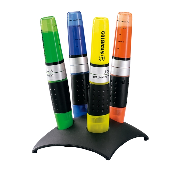 STABILO Textmarker Luminator 7104-2 2-5mm farbig sortiert 4 St./Pack. Image