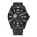 Men's Morehouse Maroon Tigers Quartz Black-Tone Stainless Steel Watch