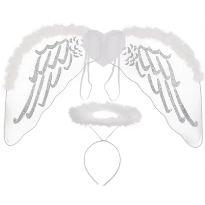 Engel-Set, weiß-silber, 2-teilig Image